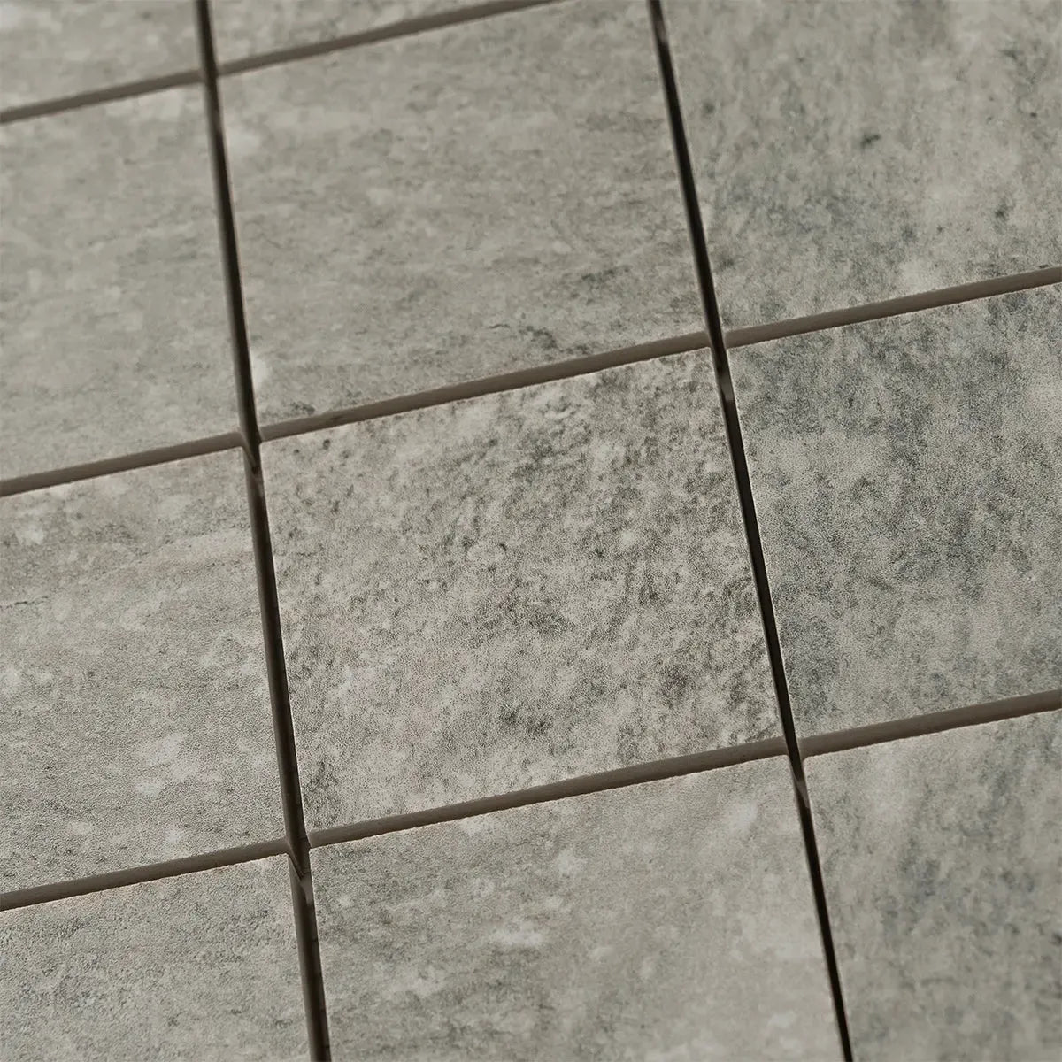 Lithia Gray Quartzite Look Porcelain Mosaic Tile | Tile Club