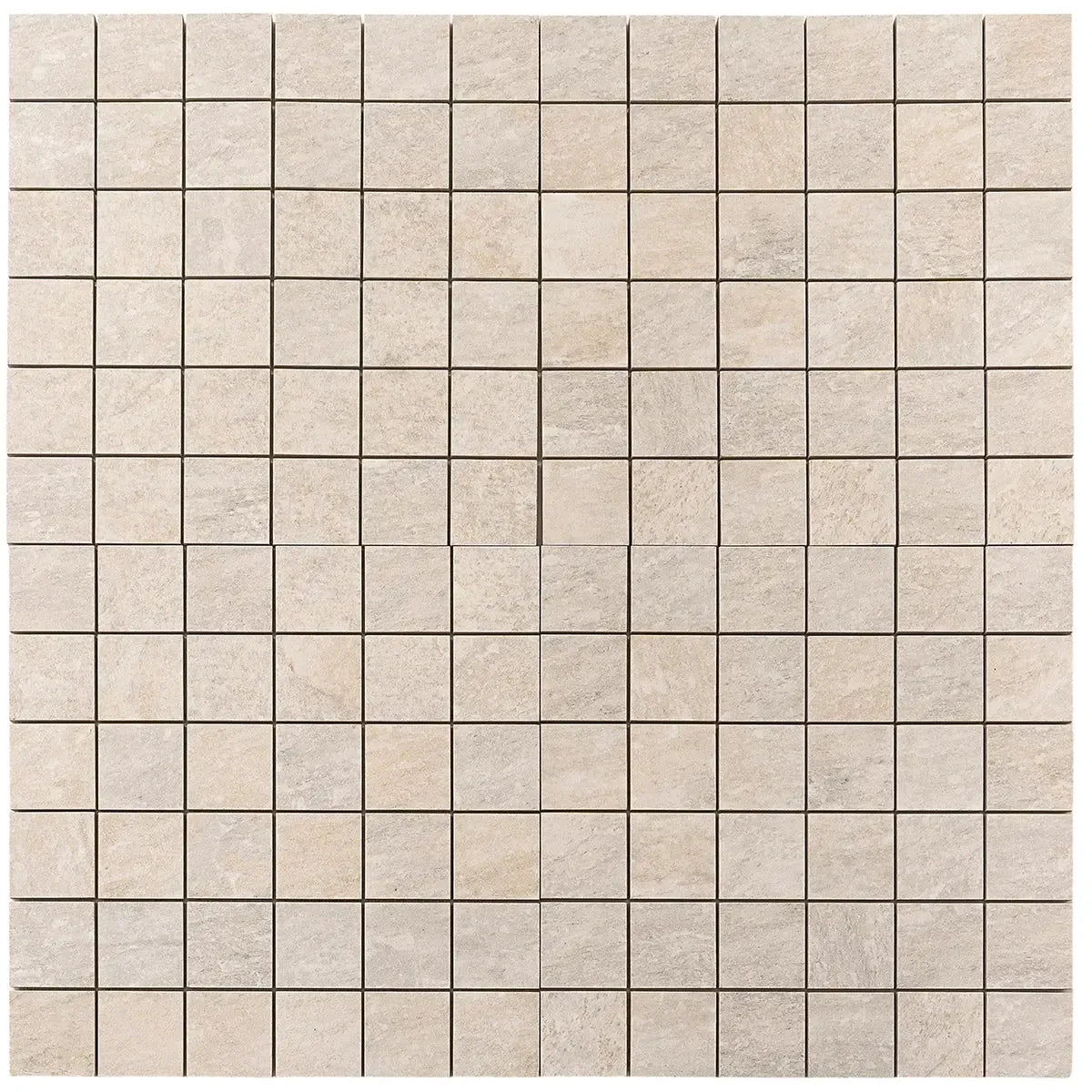 Lithia White Quartzite Look Porcelain Mosaic Tile | Tile Club