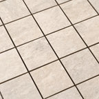 Lithia White Quartzite Look Porcelain Mosaic Tile | Tile Club
