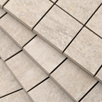 Lithia White Quartzite Look Porcelain Mosaic Tile | Tile Club
