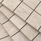 Lithia White Quartzite Look Porcelain Mosaic Tile | Tile Club