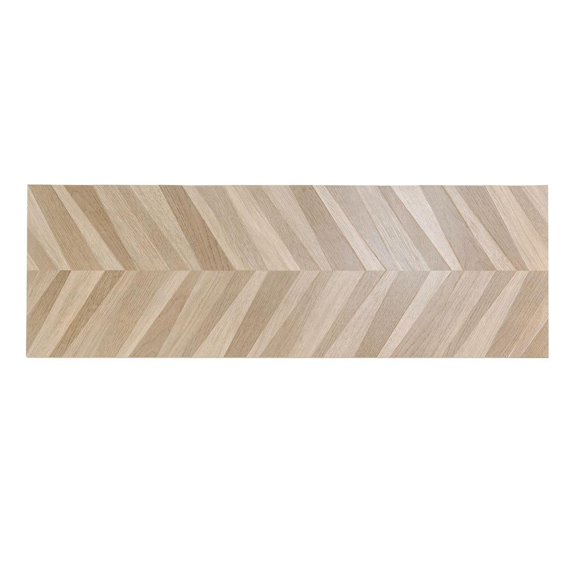 Japandi Textured Chevron Light Wood