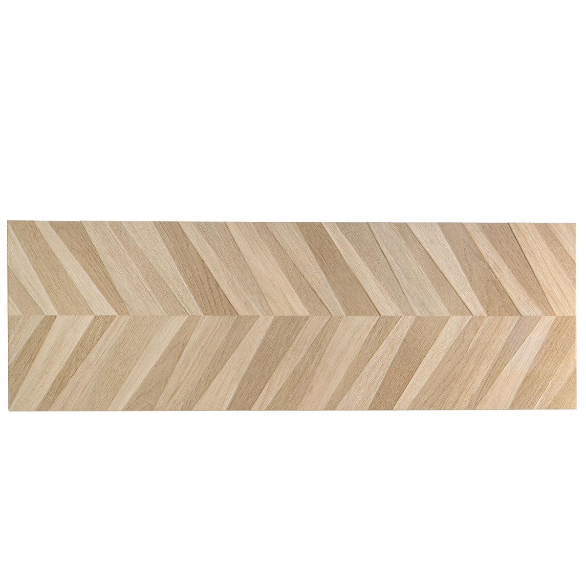 Japandi Textured Chevron Light Wood