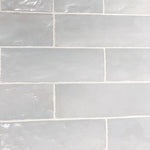 Zellige Style Mallorca Blue Ceramic Subway Tile with a Handcrafted Finish