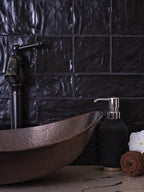 Mallorca Black Ceramic Tile 4x4 | Tile Club