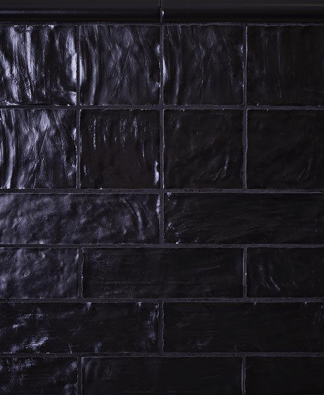 Mallorca Black Ceramic Tile 4x4