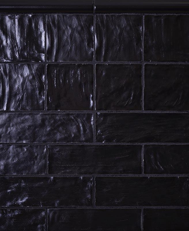 Mallorca Black Ceramic Tile 4x4 | Tile Club