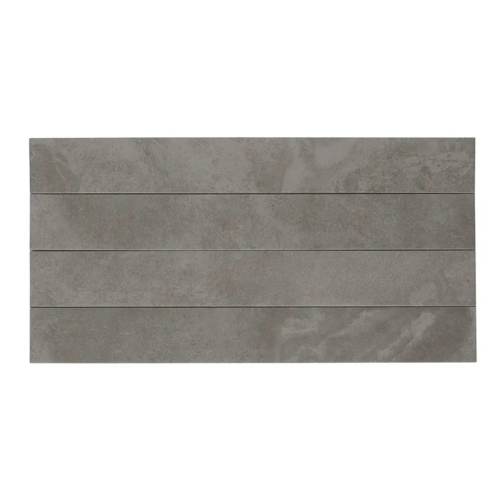 Marmatto Charcoal Gray Porcelain Subway Tile 3x24 | Tile Club