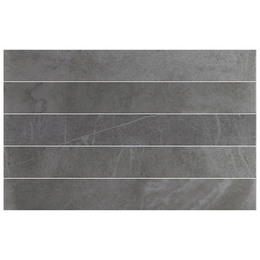 Marmatto Charcoal Gray Porcelain Subway Tile 3x24 | Tile Club