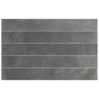 Marmatto Charcoal Gray Porcelain Subway Tile 3x24 | Tile Club