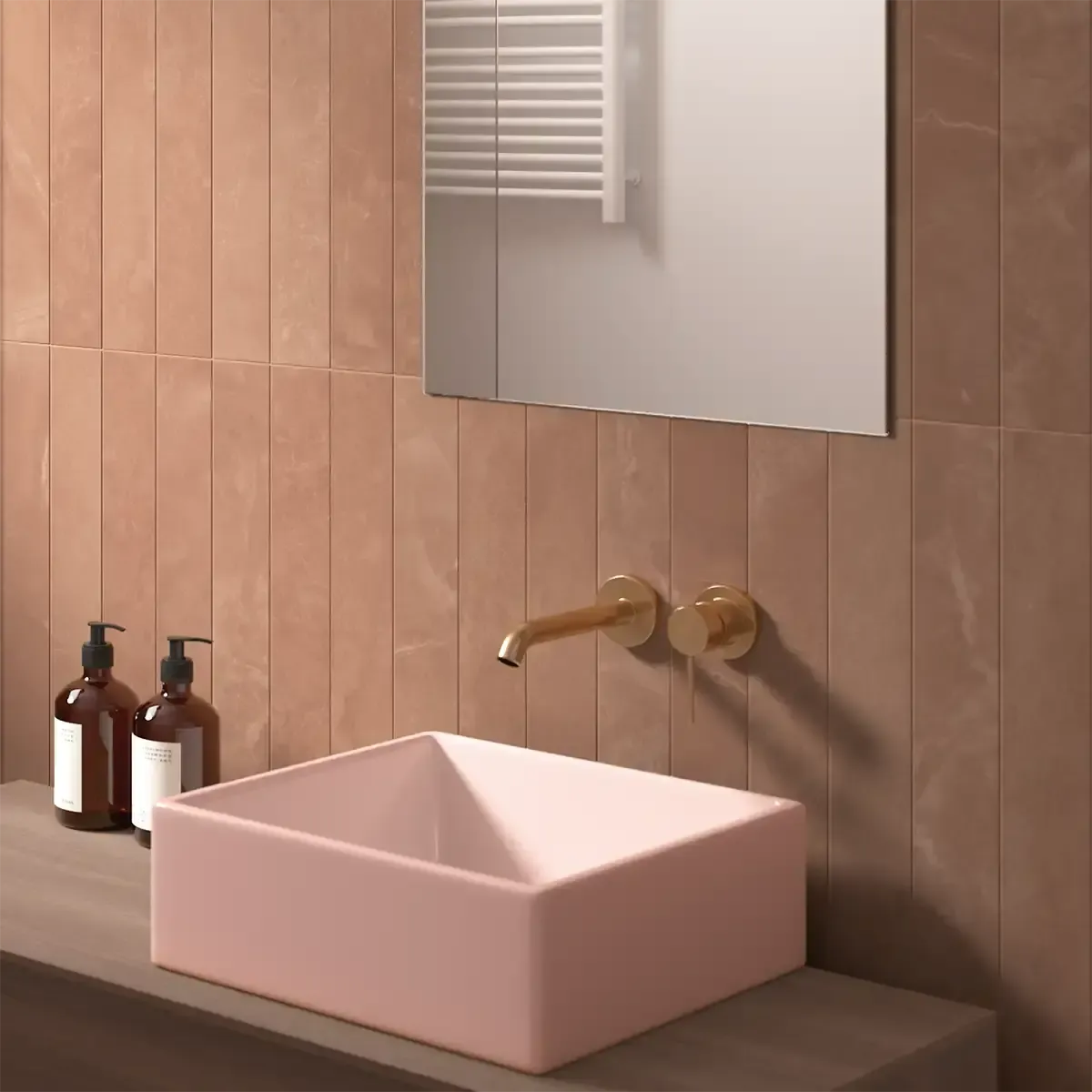 Marmatto Terracotta Porcelain Subway Tile 3x24 | Tile Club