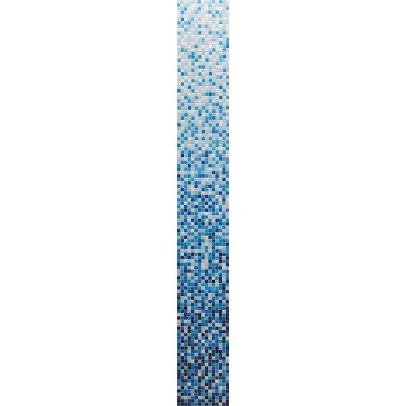 Mixed Blue Gradient Glass Tile