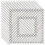 Santorini Geometric White Sample