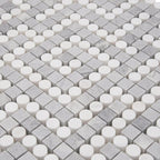 Santorini Gray Key Marble Mosaic Tile | Tile Club