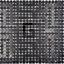 Santorini Black Key Marble Mosaic Tile