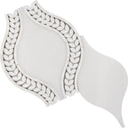 Santorini White Shell Laurel Marble Mosaic Tile | Tile Club