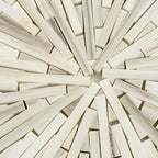 Santorini Beige Spoke Hexagon Marble Mosaic Tile | Tile Club