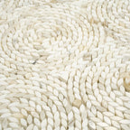 Santorini Calacatta Gold Swirled Petals Marble Mosaic Tile | Tile Club