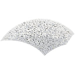 Santorini Blue & White Wave Marble Mosaic Tile Sample | Tile Club