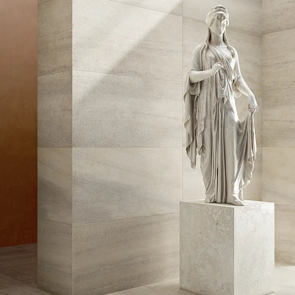 Candoglia Avorio Marble Look Porcelain Tile 36x36
