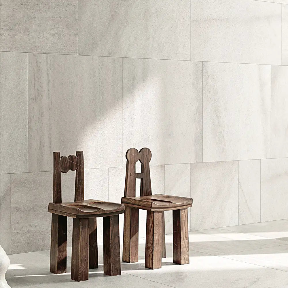 Candoglia Bianco Marble Look Porcelain Tile 24x48 Sample