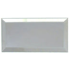 3x6 Beveled Clear Mirror Glass Subway Tile