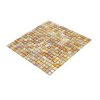 Mixed Glistening Gold Glass Tile