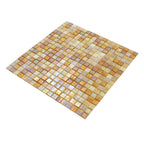 Mixed Glistening Gold Glass Tile