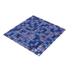 Underwater Oasis Mixed Squares Glass Tile | Tile Club