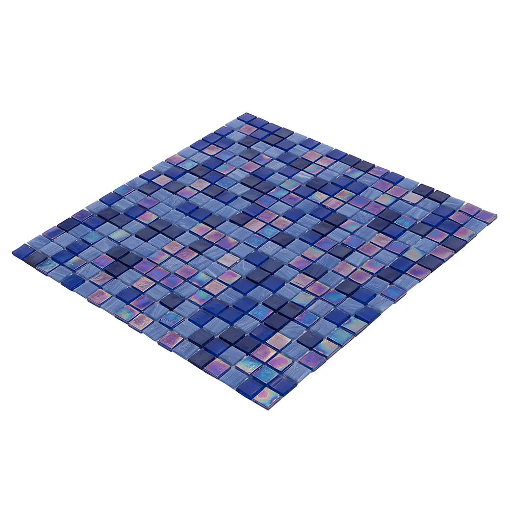 Underwater Oasis Mixed Squares Glass Tile | Tile Club