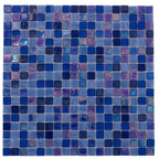 Underwater Oasis Mixed Squares Glass Tile | Tile Club