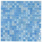 Serene Dream Mixed Squares Glass Tile