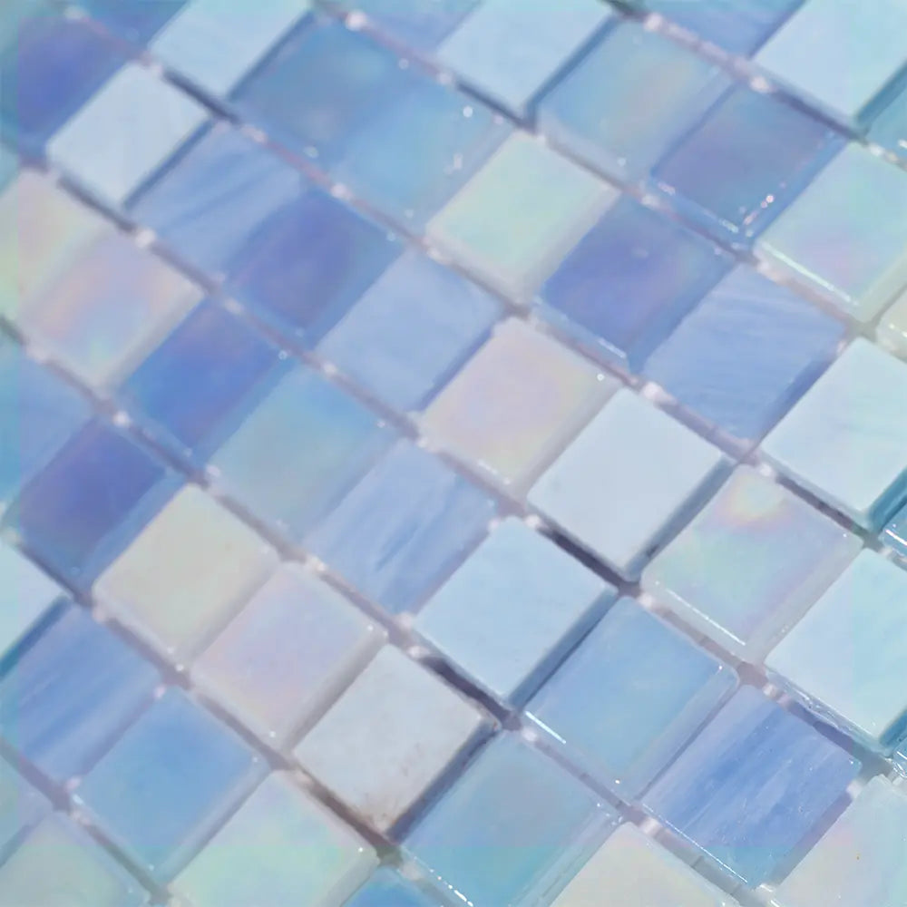 Serene Dream Mixed Squares Glass Tile | Tile Club