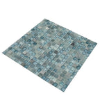 Sheer Azul Blue Mixed Squares Glass Tile | Tile Club