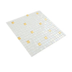 Pearl & Gold Mixed Squares Glass Tile | Tile Club