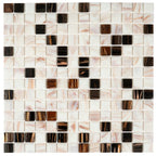 Tiger's Eye Mixed Squares Glass Tile | Tile Club