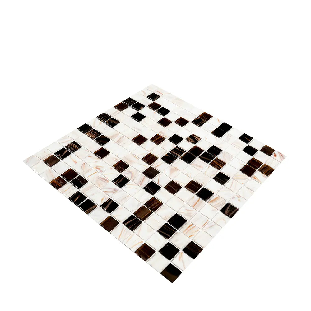 Tiger's Eye Mixed Squares Glass Tile | Tile Club