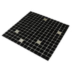 Night Sky Black & White Mixed Glass Tile | Tile Club