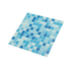 Blue Waves Mixed Squares Glass Tile | Tile Club