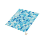 Blue Waves Mixed Squares Glass Tile | Tile Club
