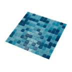 Blue Ocean Mixed Squares Glass Tile | Tile Club