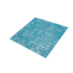 Blue Sky Mixed Squares Glass Tile | Tile Club