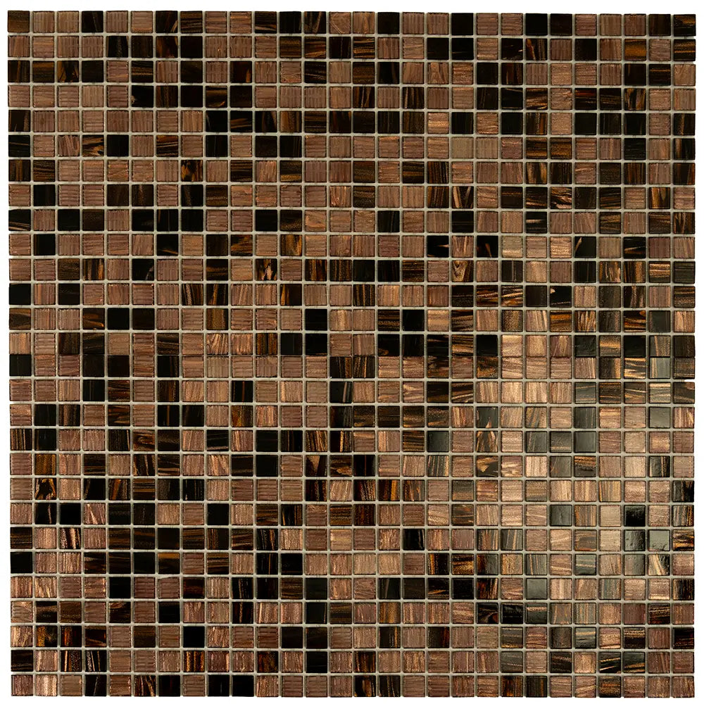 Golden Chariot Mixed Squares Glass Tile | Tile Club
