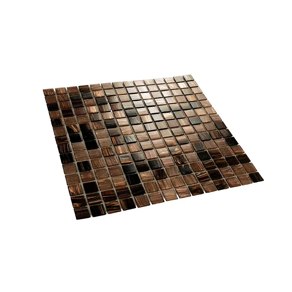 Golden Chariot Mixed Squares Glass Tile | Tile Club