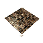 Golden Chariot Mixed Squares Glass Tile | Tile Club