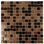 Golden Chariot Mixed Squares Glass Tile | Tile Club