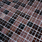 Golden Chariot Mixed Squares Glass Tile | Tile Club
