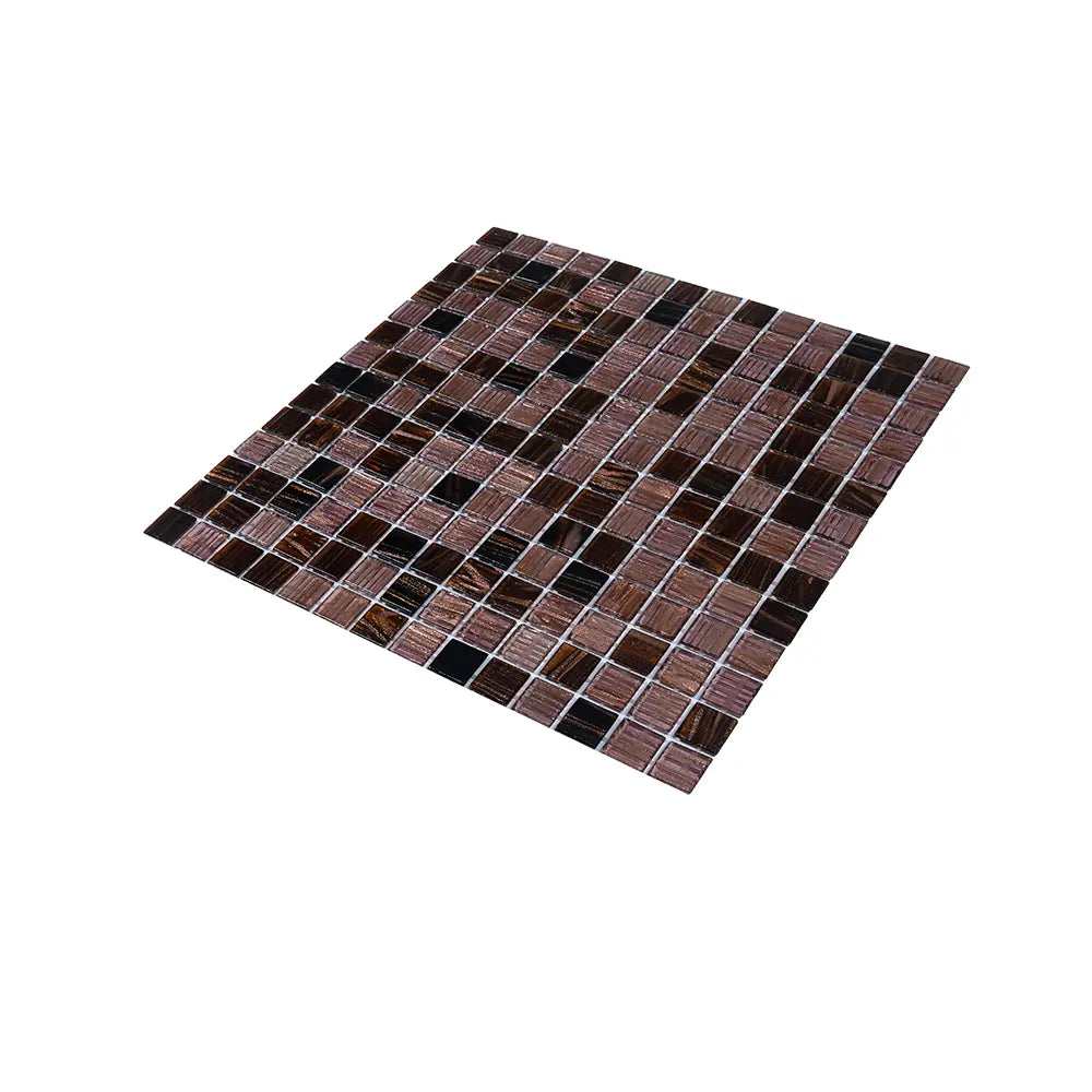 Golden Chariot Mixed Squares Glass Tile | Tile Club