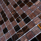Golden Chariot Mixed Squares Glass Tile | Tile Club