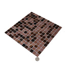 Golden Chariot Mixed Squares Glass Tile | Tile Club
